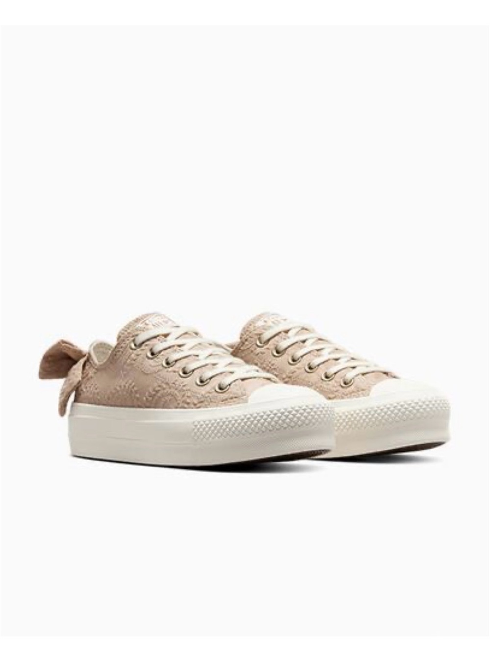 NEW Women’s Converse Chuck Taylor All Star Lift Low Bows A10246C Platform Shoes - Picture 6 of 16